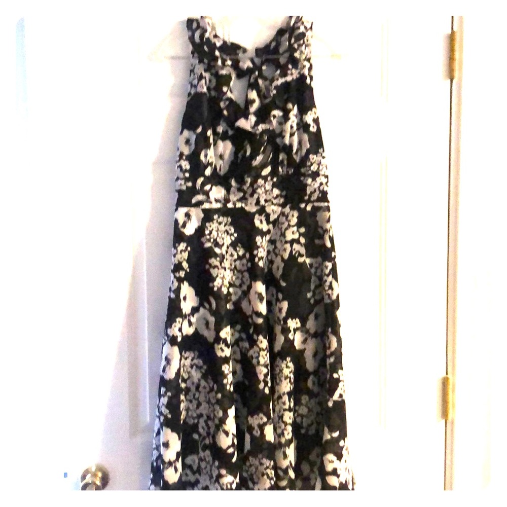Black and white dress